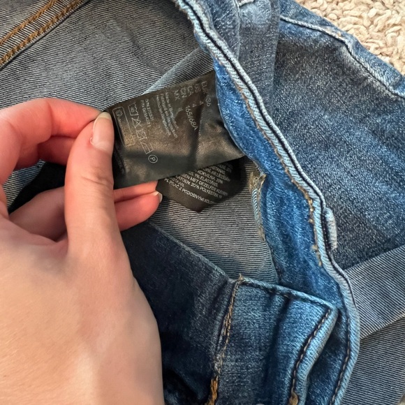 H&M Divided High-rise Blue Jean Shorts - Picture 7 of 8